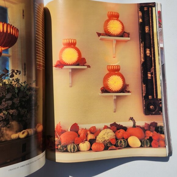 2000 October Martha Stewart LIVING Magazine AUTUMN Haunted House Fall Decor Book - Picture 8 of 10
